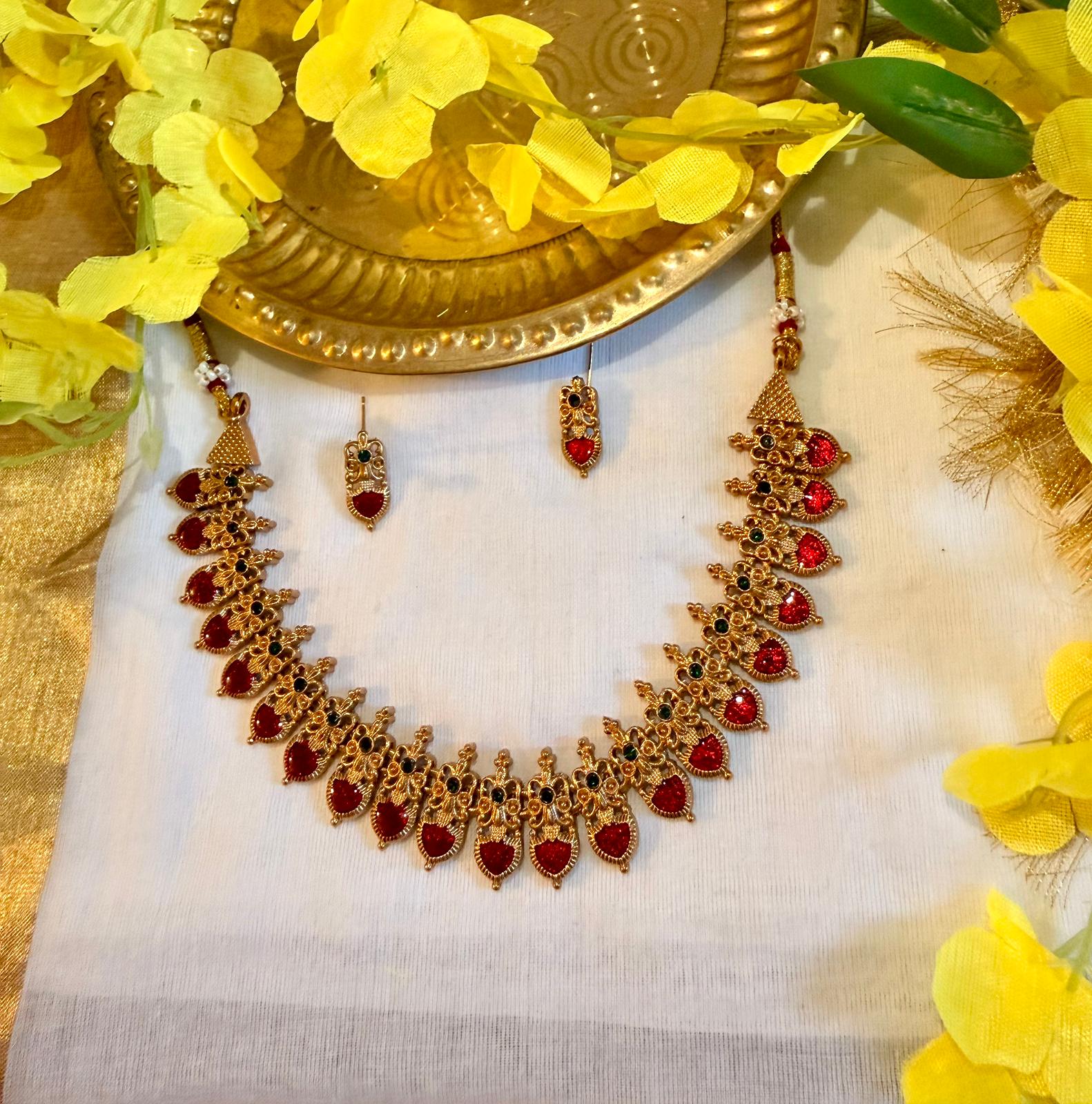 Charulatha Antique Temple Set – Astra by Ash