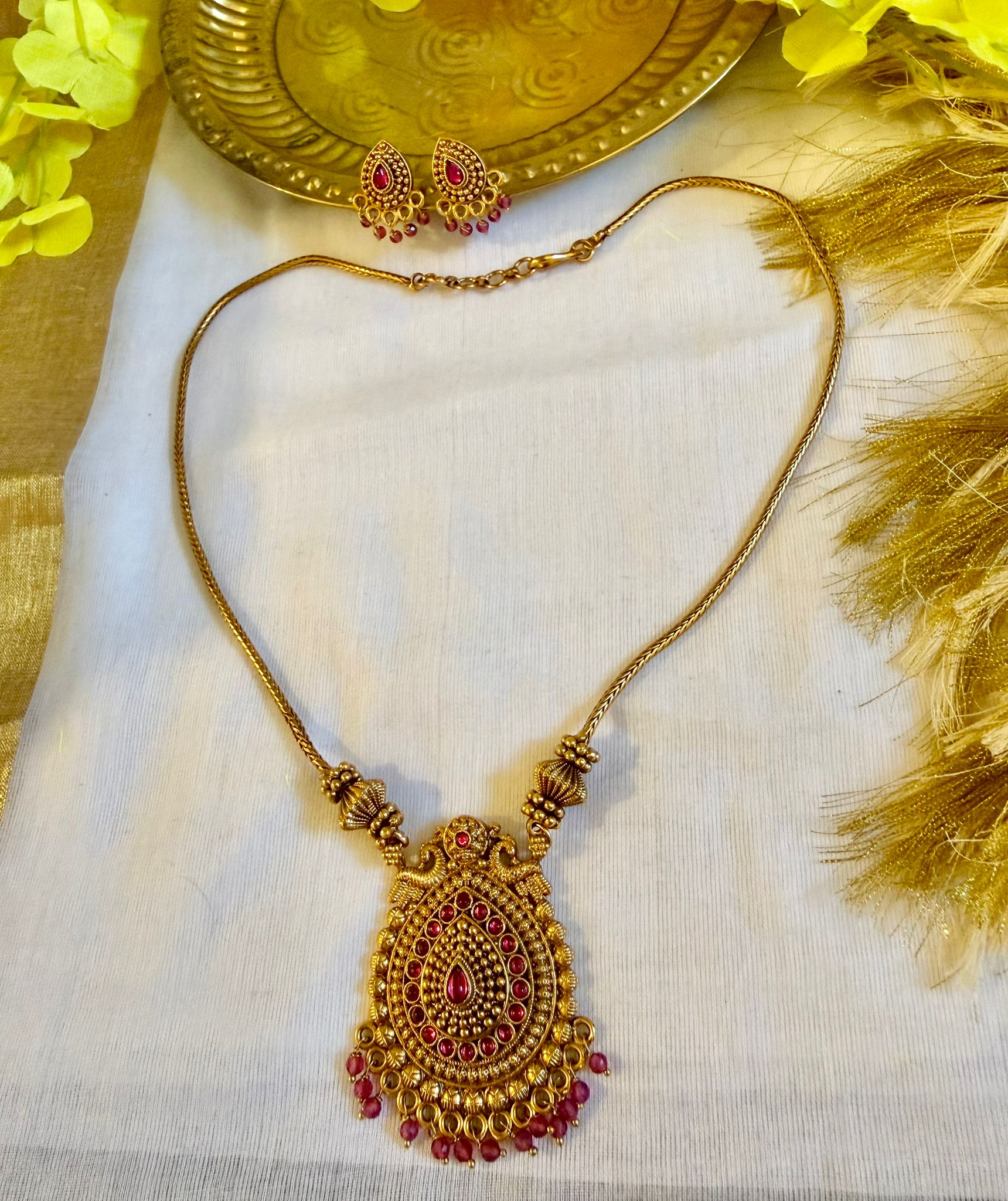 Charumathi Dark Pink Haram Set - Astra by Ash