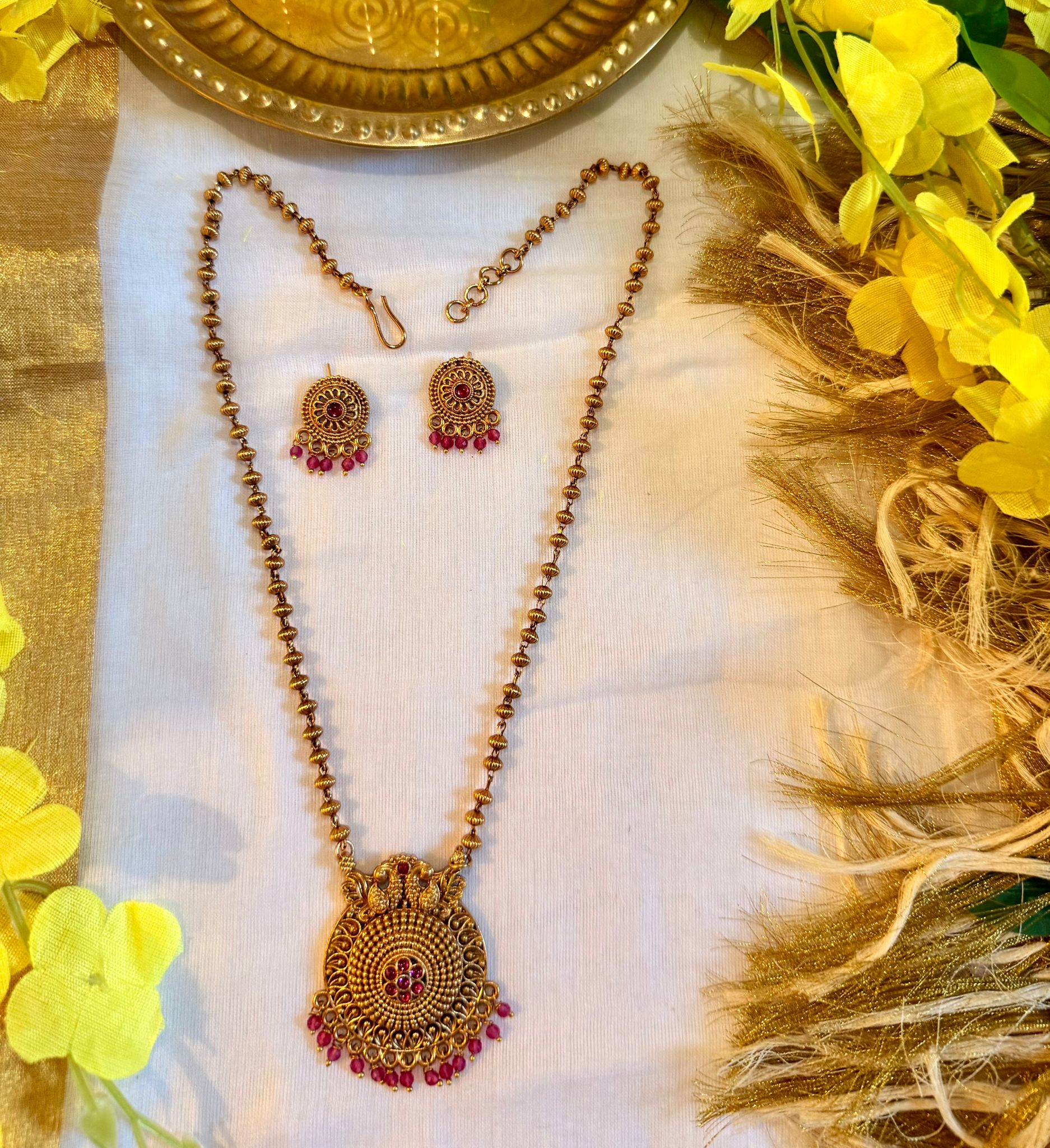 Sreedevi Traditional Haram- Astra by Ash Set