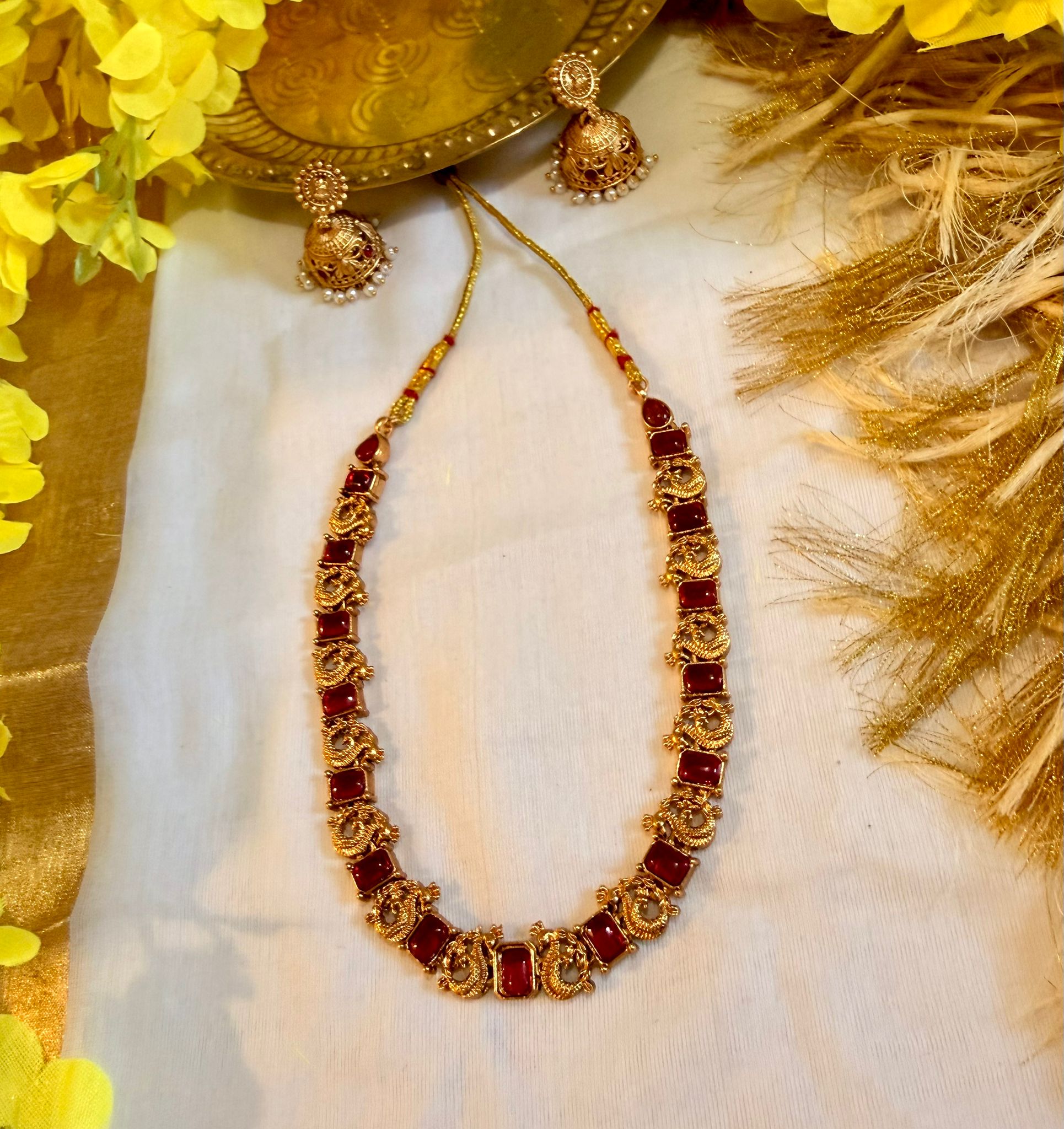 Mahadevi Dark Pink Temple Set - Astra by Ash