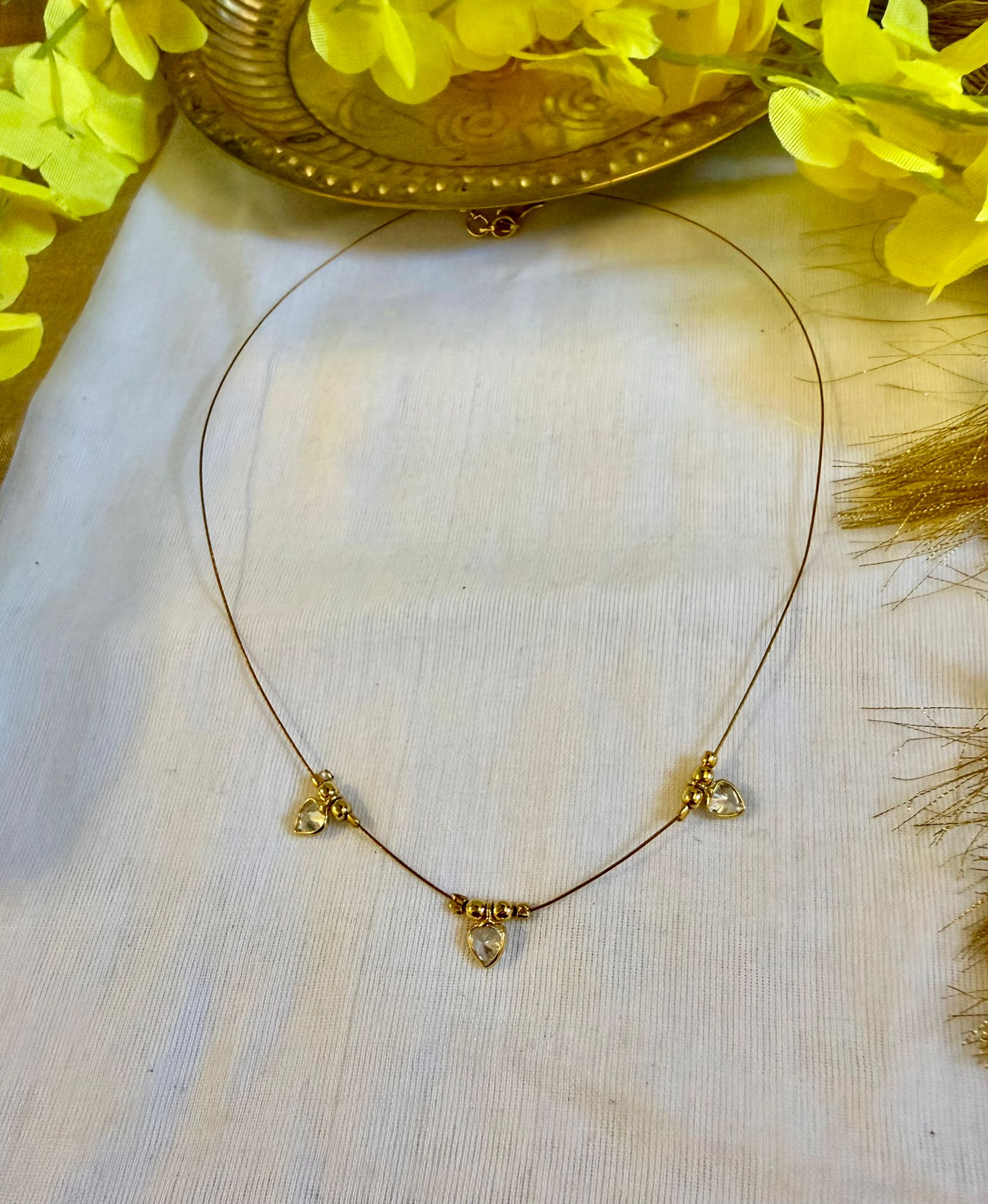 Rukmini Crystal Drop Chain- Astra by Ash