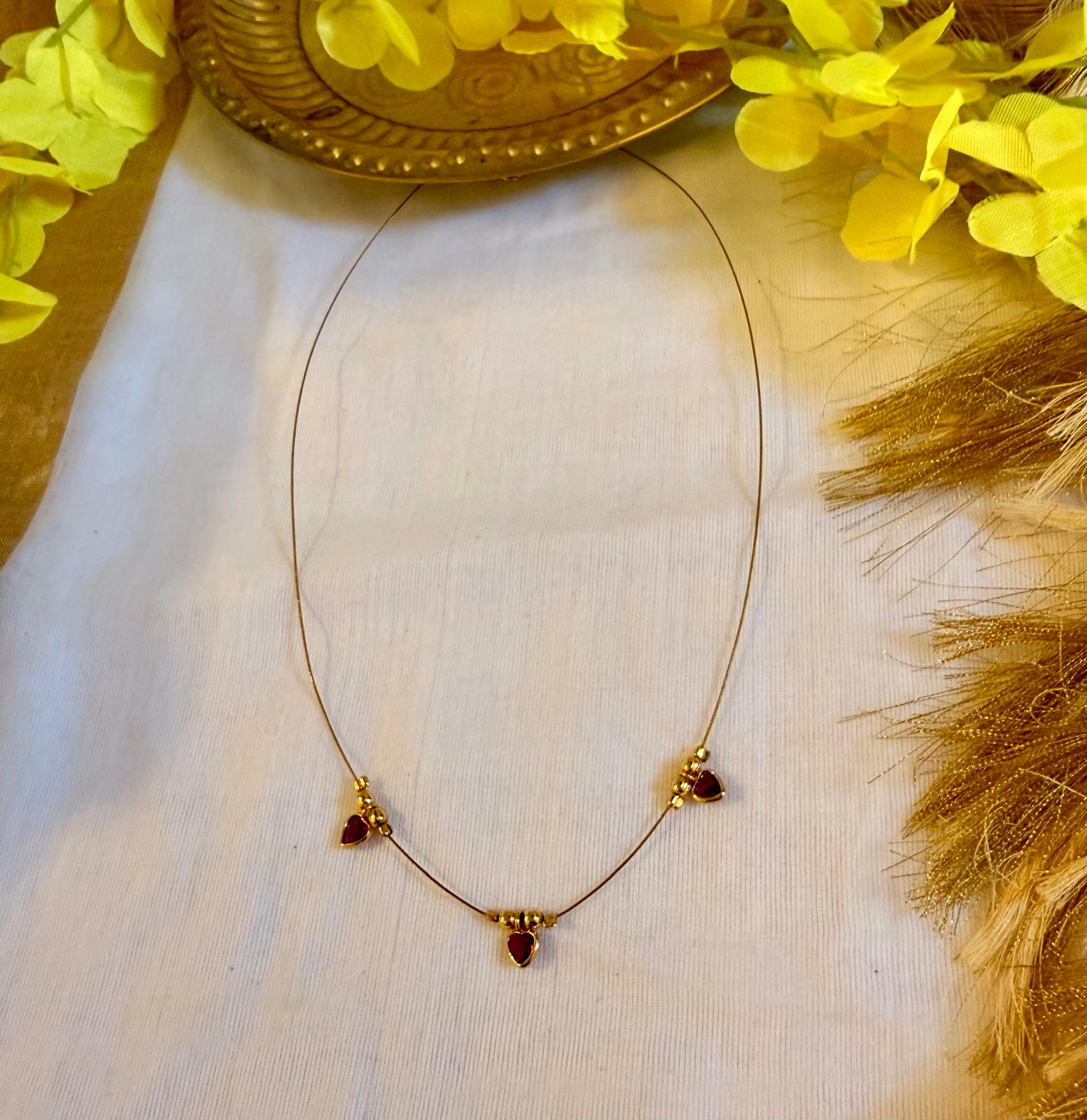 Rukmini Rose Drop Chain – Astra by Ash