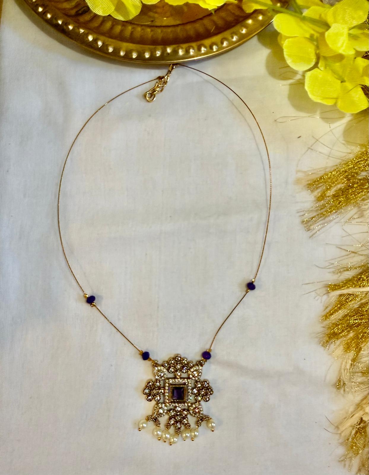 Ambika Purple Pearl Chain– Astra by Ash