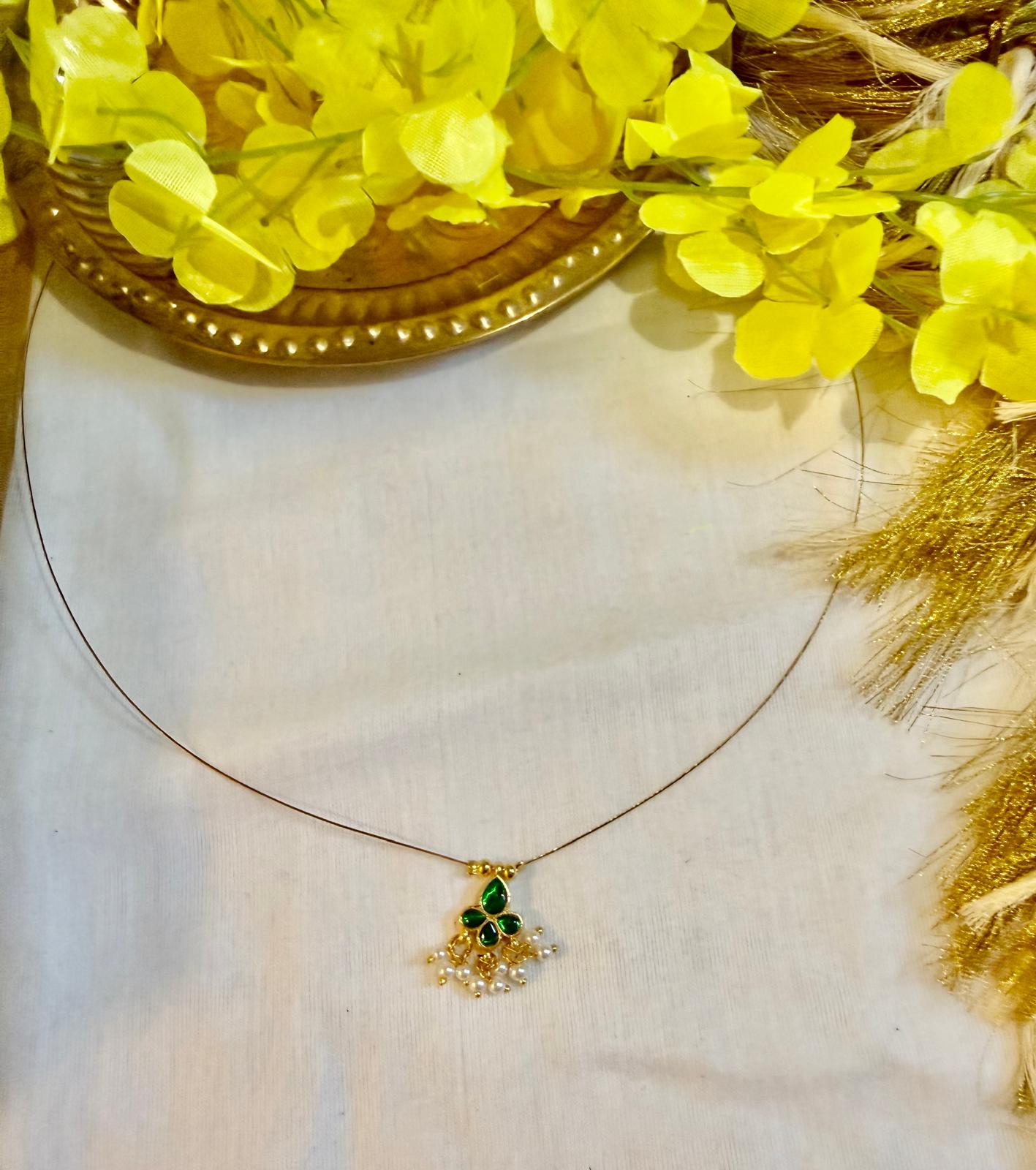 Tulasi Green Drop Chain– Astra by Ash