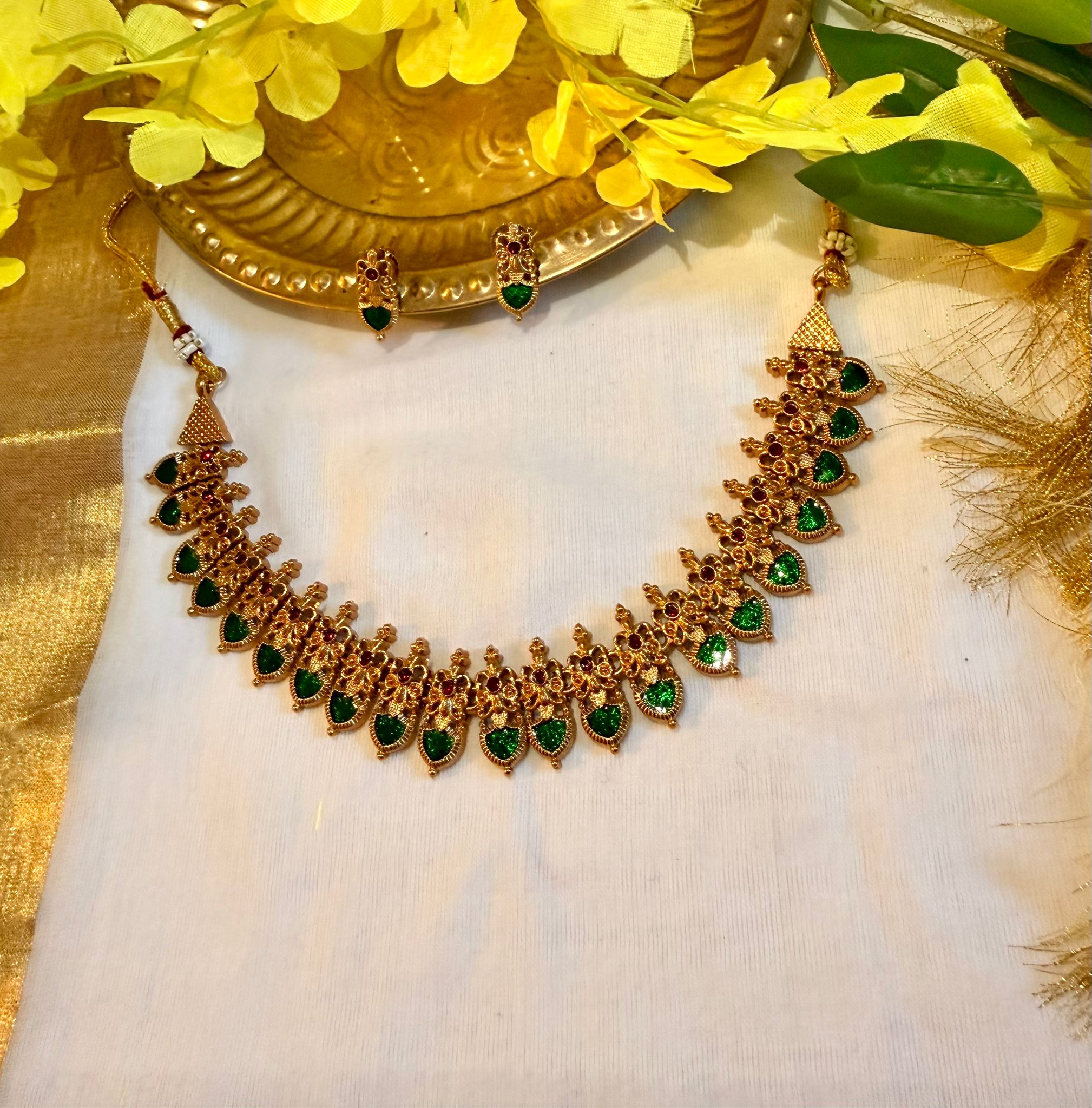  Charulatha Antique Temple Set – Astra by Ash