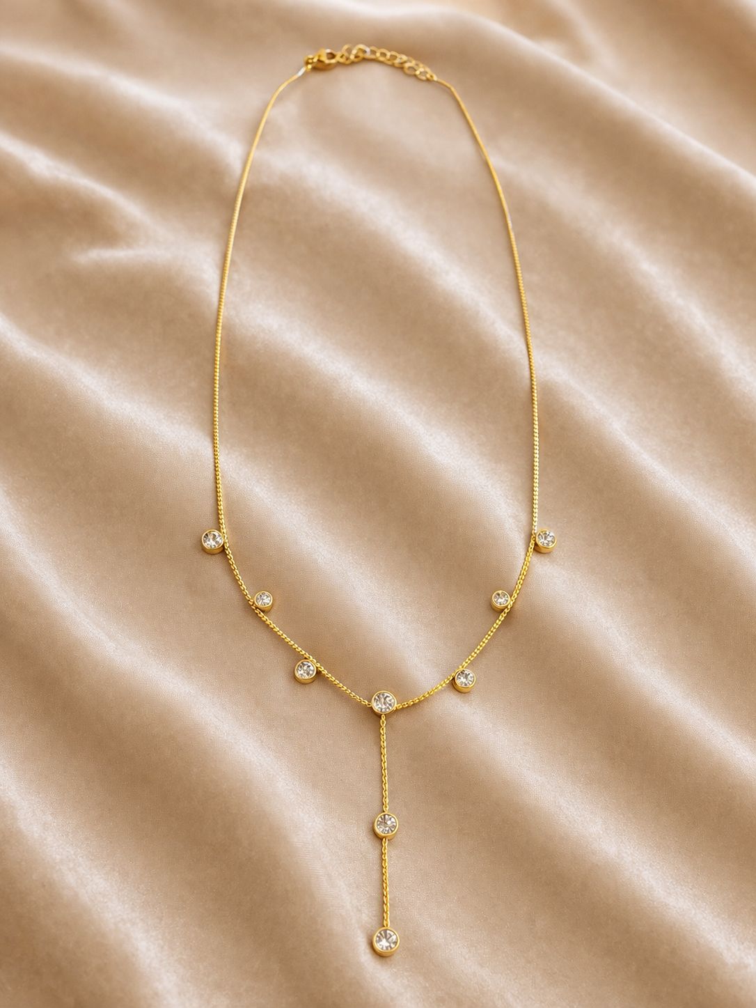 Lunira Minimal Drop Necklace - Astra by Ash