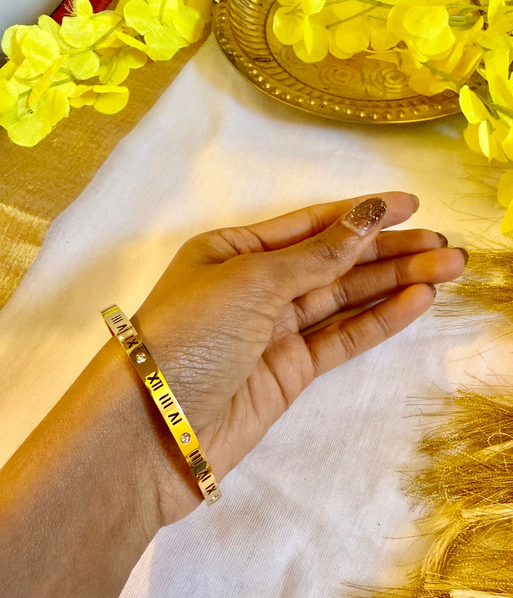 Nyra Roman Elegance Bangle - Astra by Ash