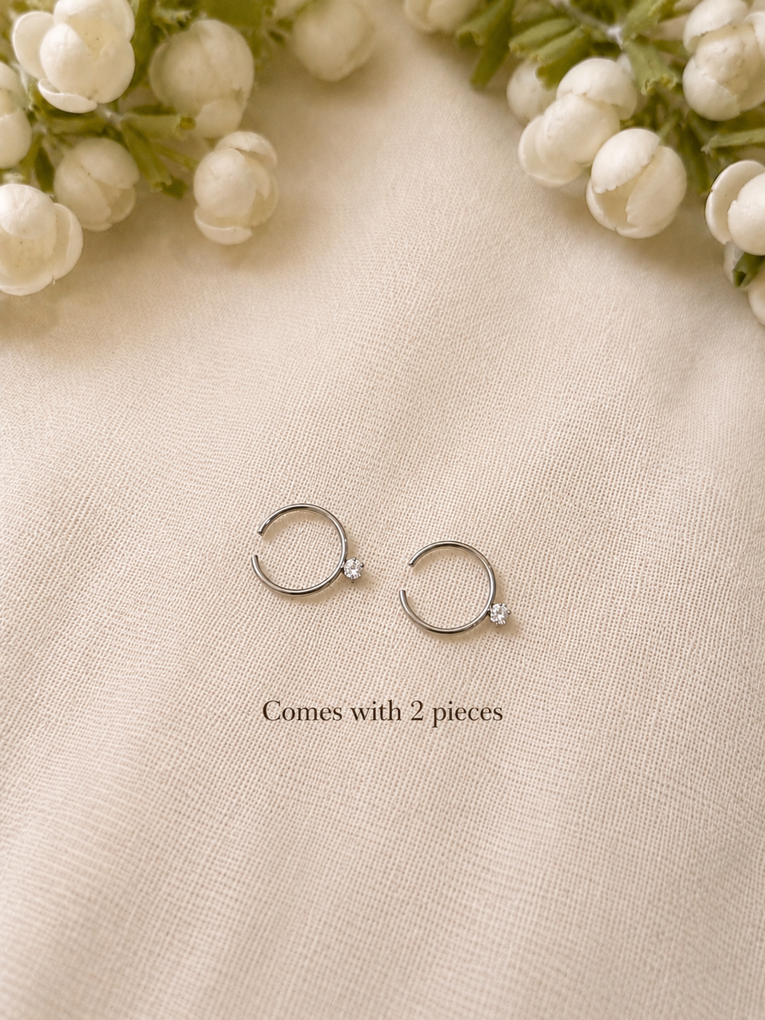 Twinkle Hoop Nose Ring Set - Astra by Ash