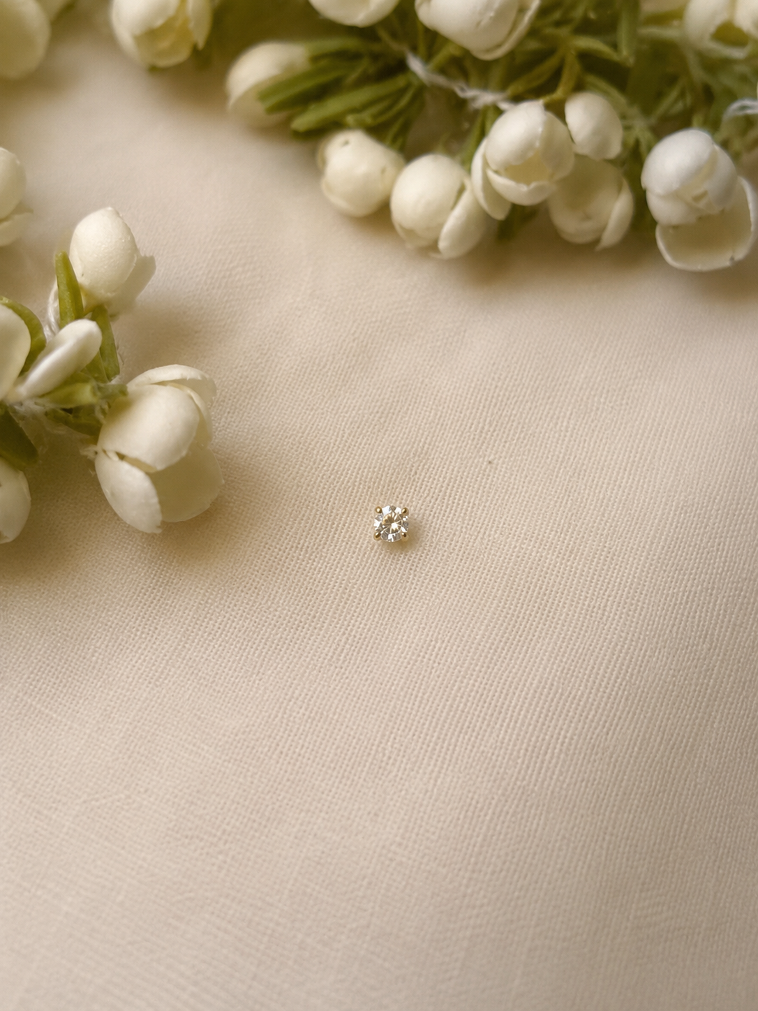 Solitaire Spark Nose Pin - Astra by Ash