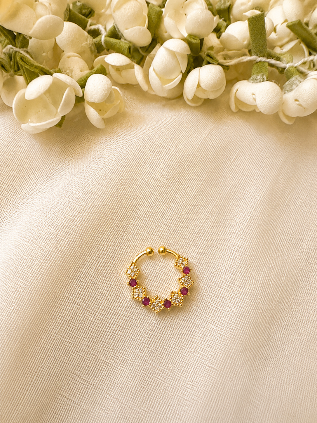 Ruby Radiance Septum Ring - Astra by Ash