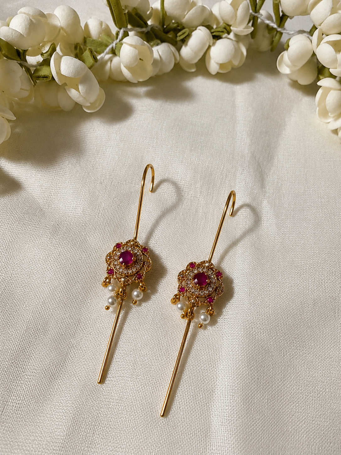 Regal Bloom Ear Cuffs - Astra by Ash