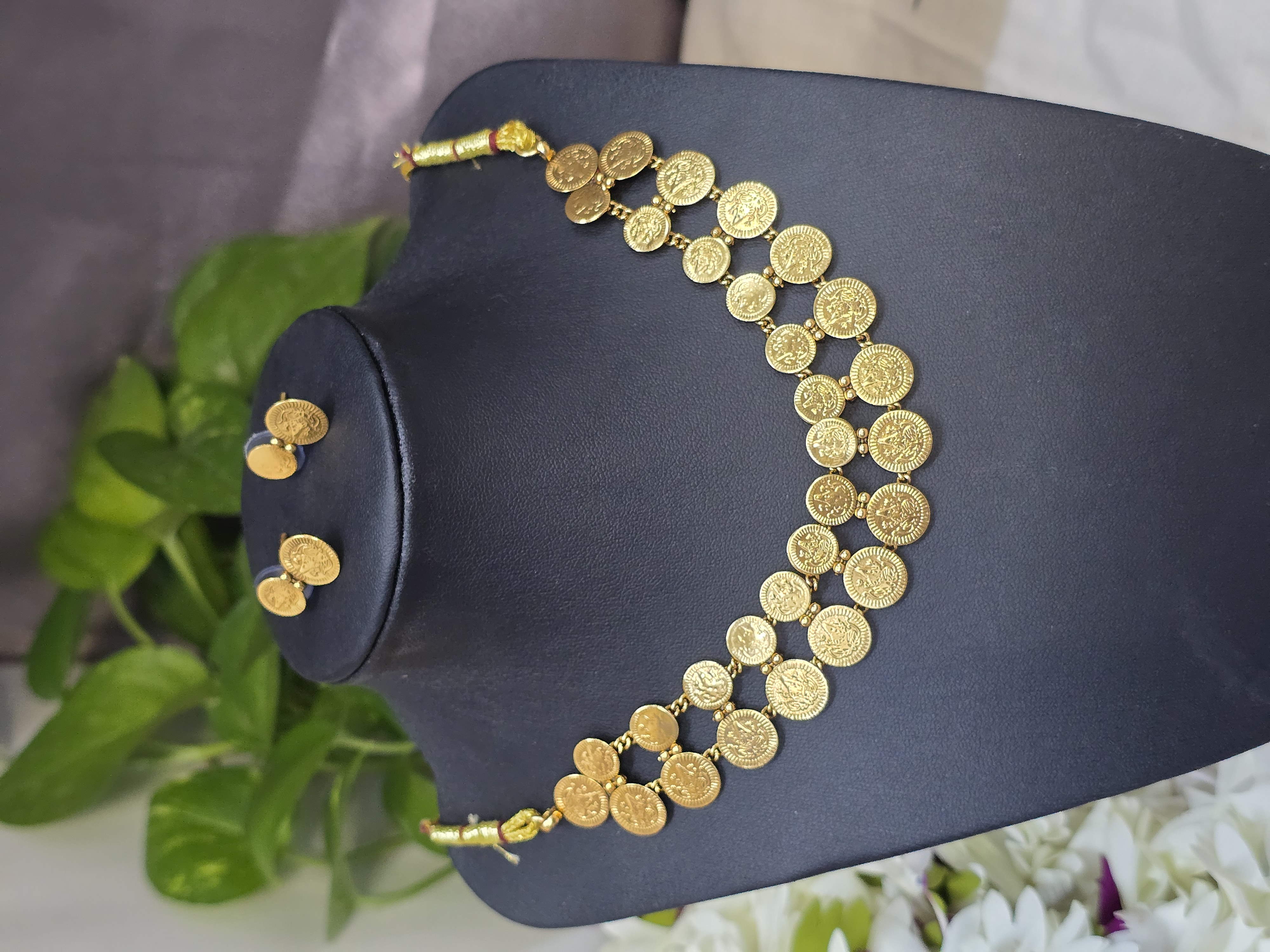 Lakshmi Coin Necklace Set