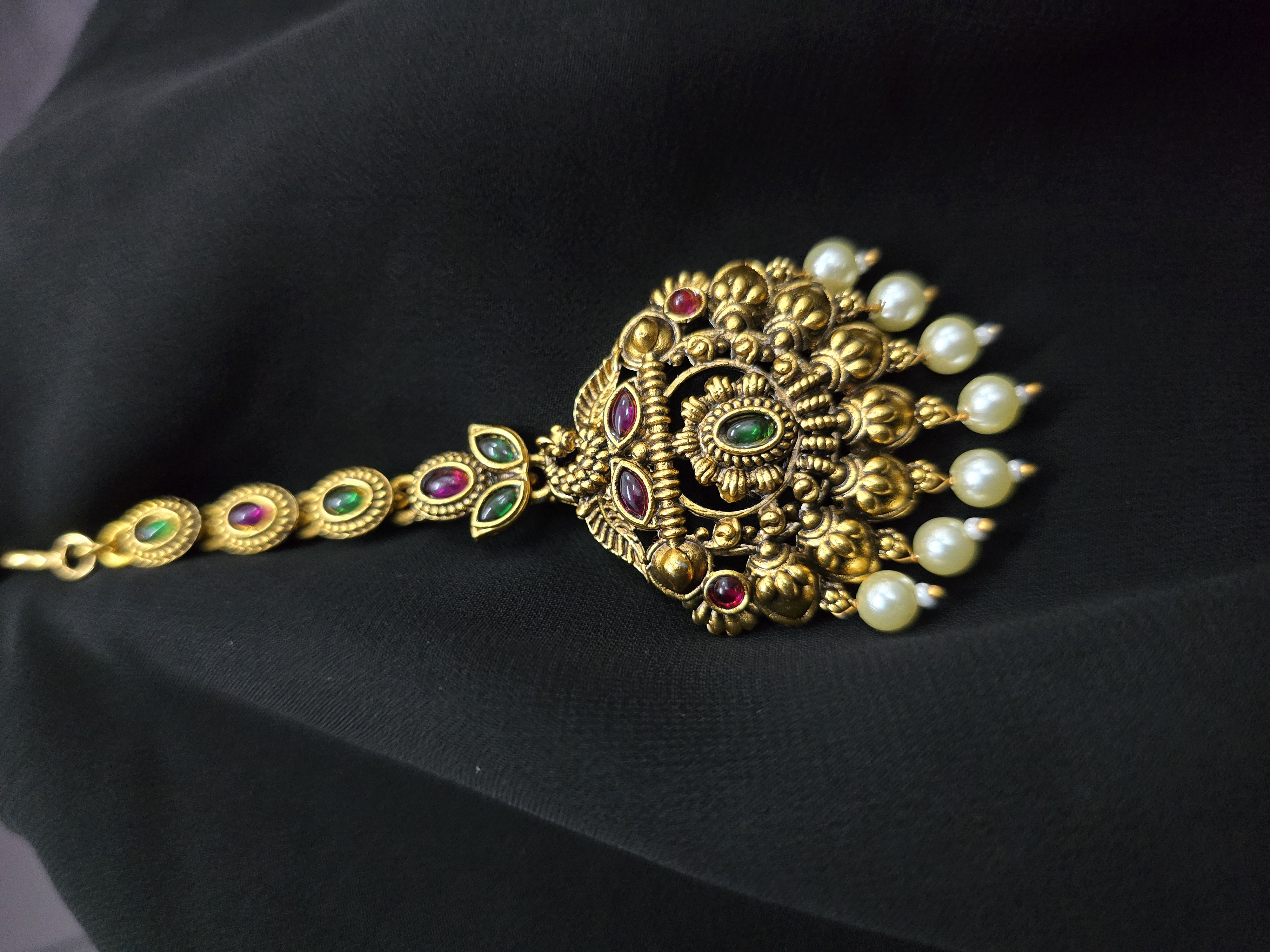 Antique Pearl Temple Chutti - Astra by Ash 