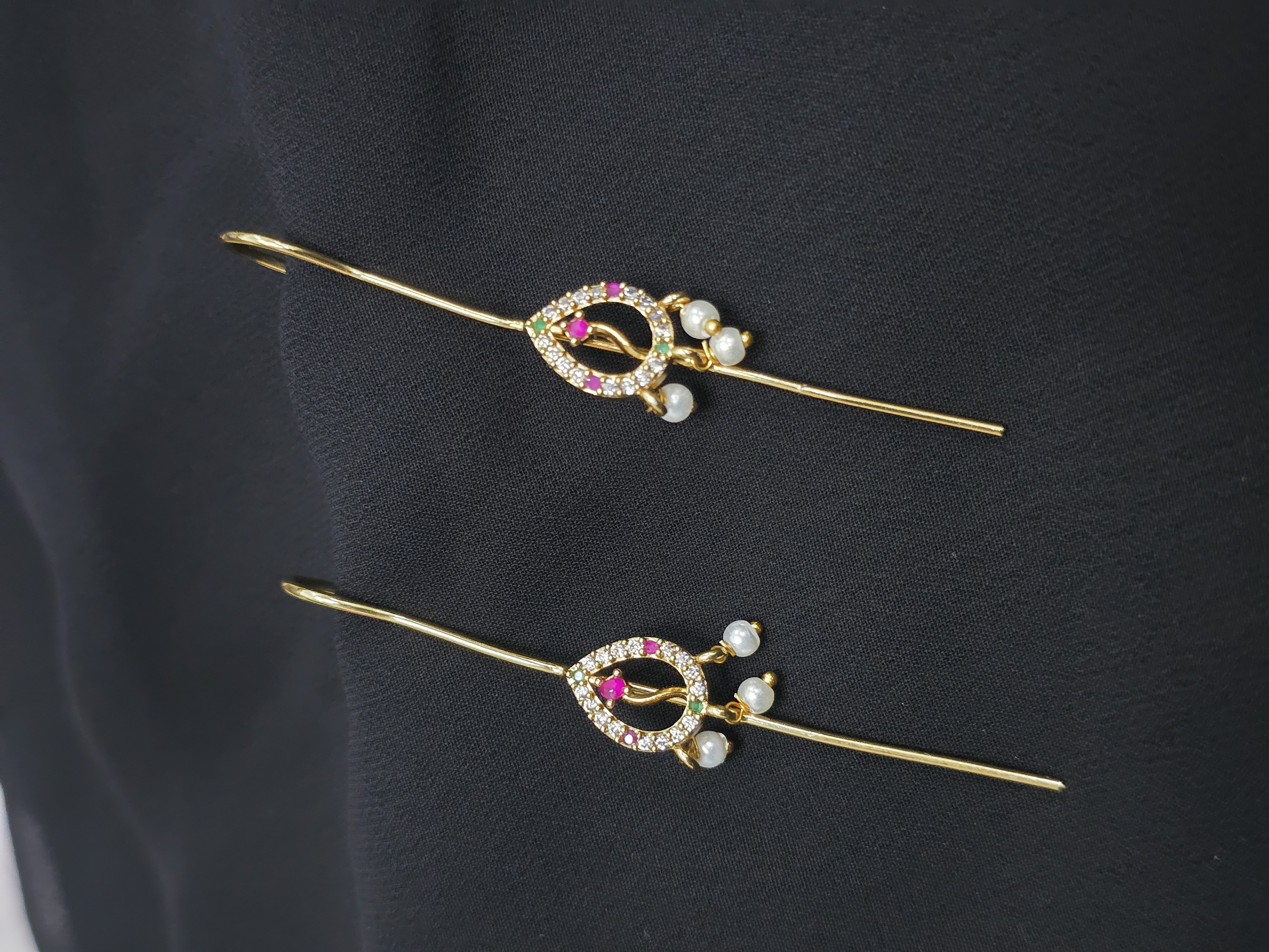 Navaratna Pearl Ear Cuff - Astra by Ash 