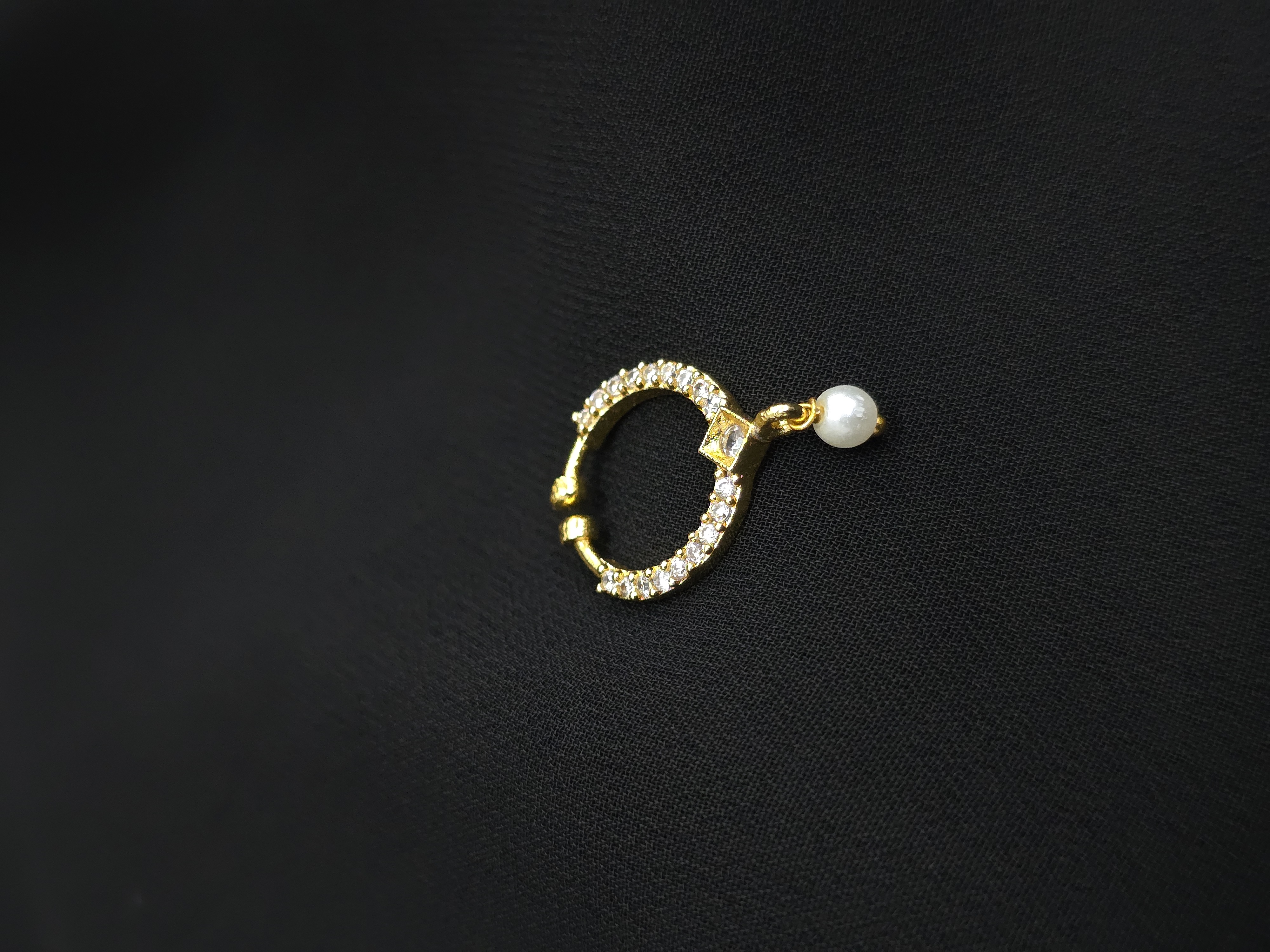 Luna Pearl Septum Ring -Astra by Ash 