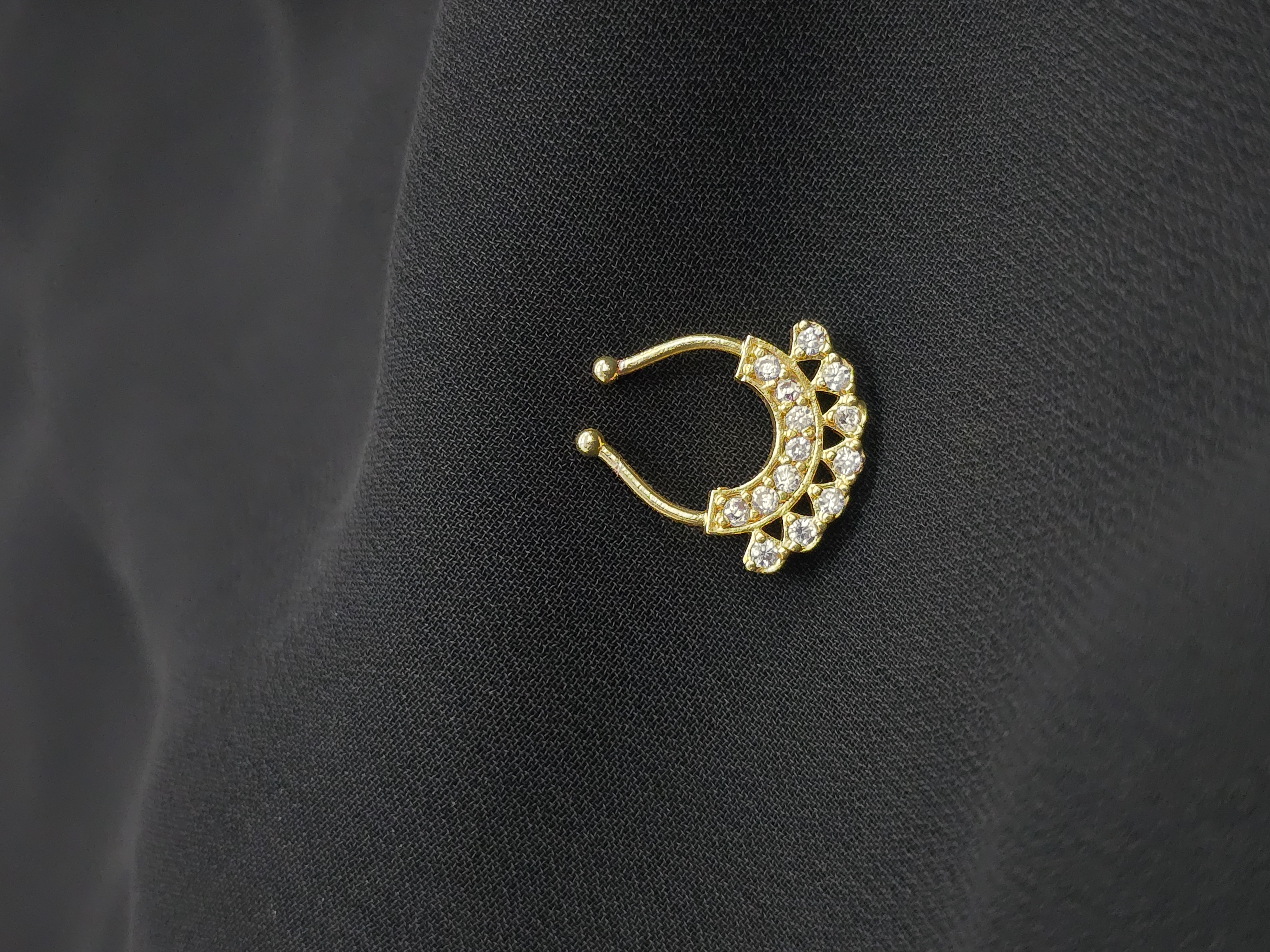Royal Crescent Septum Ring - Astra by Ash 