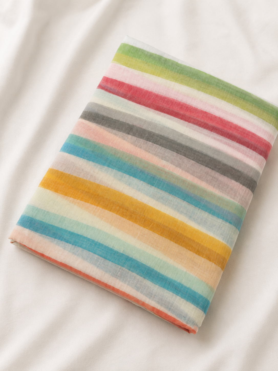 Rainbow Breeze Mulcotton Ready-to-Wear Saree