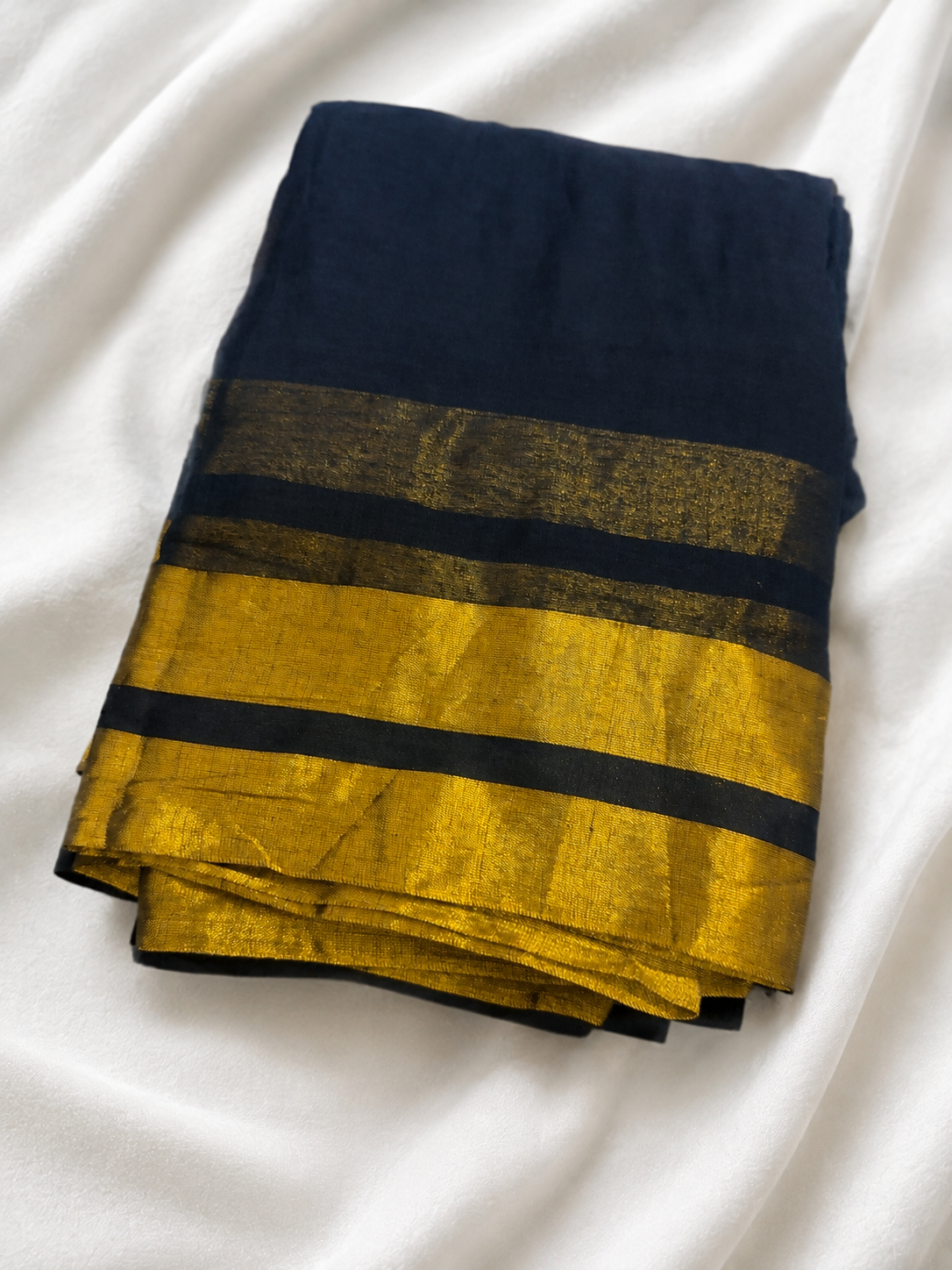 Black & Gold Ready-to-Wear Saree
