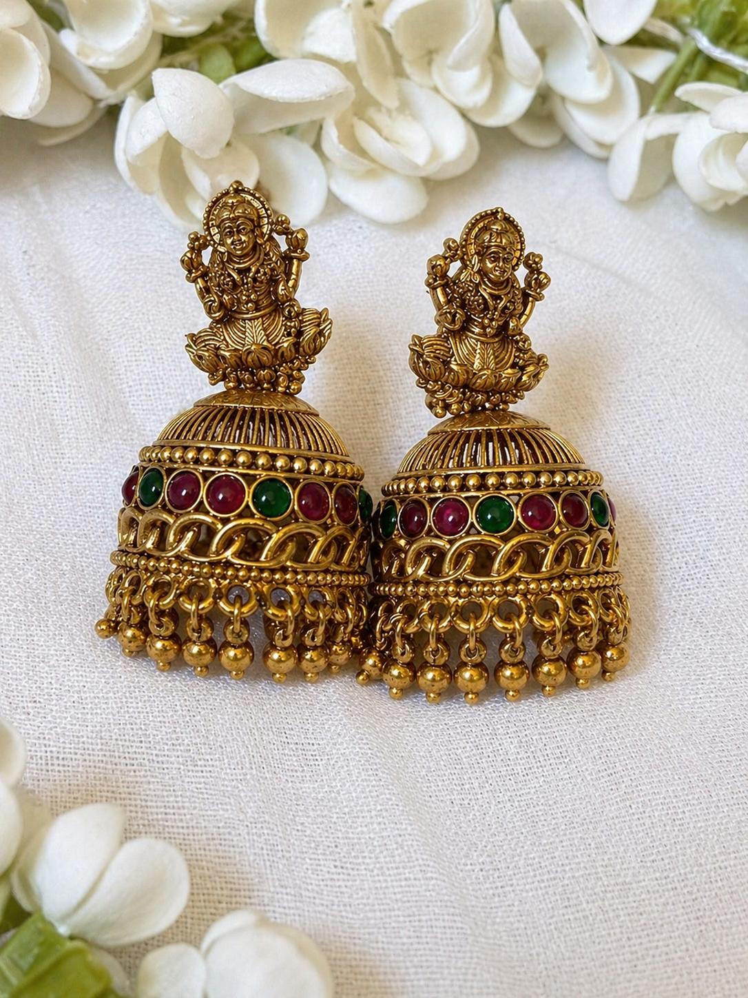 Lakshmi Antique Temple Jhumka