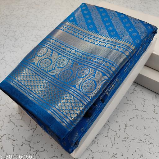 Get This New Arrivals Leheriya Design Brocade Pattu Silk Saree With Contrast Antique Zari Woven Pallu & Blouse Piece - amamestyle