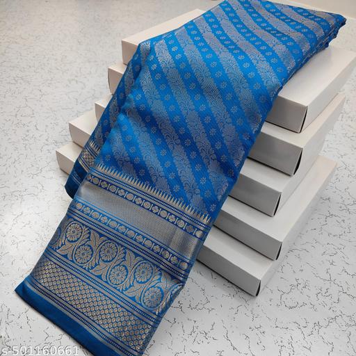 Get This New Arrivals Leheriya Design Brocade Pattu Silk Saree With Contrast Antique Zari Woven Pallu & Blouse Piece - amamestyle