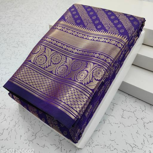 Get This New Arrivals Leheriya Design Brocade Pattu Silk Saree With Contrast Antique Zari Woven Pallu & Blouse Piece - amamestyle