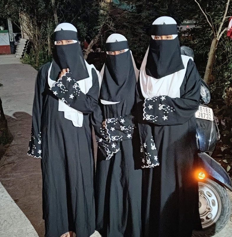 Premium Firdous Fabric Black Abaya for Women – Elegant White Thread Embroidered Sleeves | Luxury Modest Islamic Wear | Soft, Lightweight & Wrinkle-Resistant Fabric | Perfect for Daily, Eid & Party Wear - Zeyoria