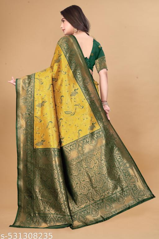 Banarasi silk saree - amamestyle