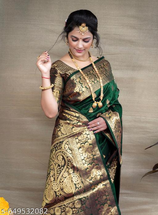 Fancy Banarasi Silk Saree For Women In Affordable Price - amamestyle