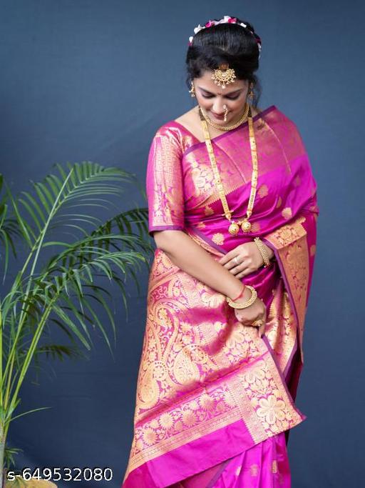 Fancy Banarasi Silk Saree For Women In Affordable Price - amamestyle