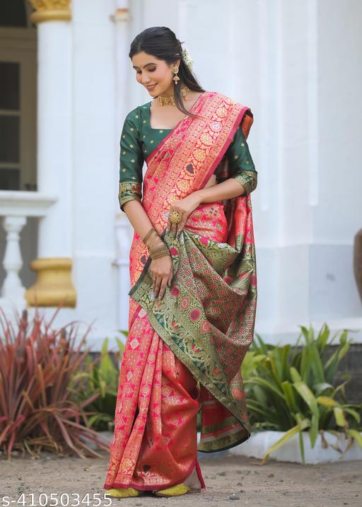 cotton silk jacquard with blouse - amamestyle