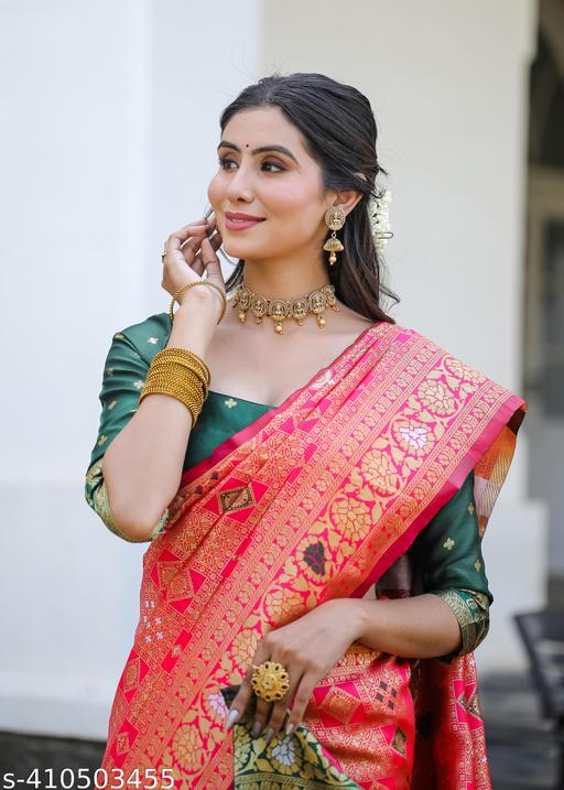 cotton silk jacquard with blouse - amamestyle