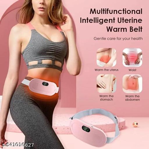 Period Cramp Relief Massager & Heating Pad for Period Cramps Portable Cordless Periods Cramps Relief Machine 3-Temp. & 3-Massage Mode Fast Heating Menstrual Period Pain Relief Device for Women. - Pocketbuy