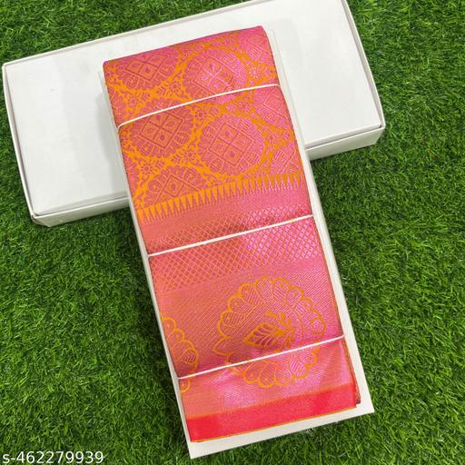 Banarasi Silk Saree In purple Zari Ambosh - amamestyle