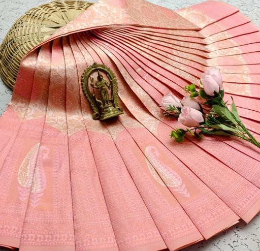 Beautiful Art Silk Jacquard Border Saree With Unstitched Running Blouse For Women Wedding Wear Party