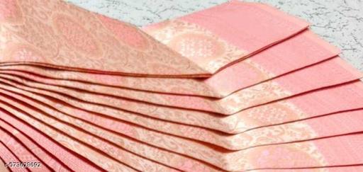 Beautiful Art Silk Jacquard Border Saree With Unstitched Running Blouse For Women Wedding Wear Party - amamestyle