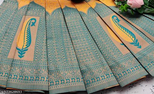 Beautiful Art Silk Jacquard Border Saree With Unstitched Running Blouse For Women Wedding Wear Party - amamestyle