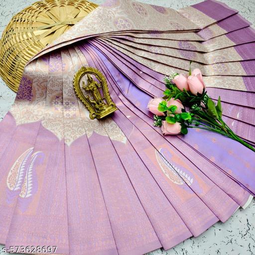 Beautiful Art Silk Jacquard Border Saree With Unstitched Running Blouse For Women Wedding Wear Party - amamestyle