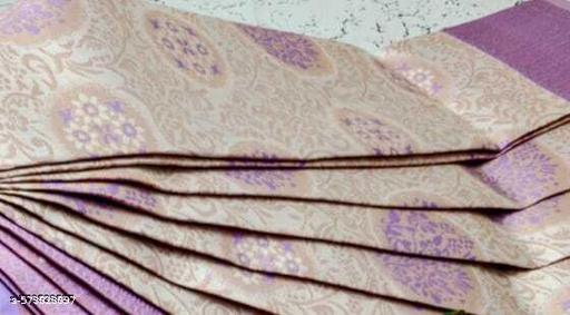 Beautiful Art Silk Jacquard Border Saree With Unstitched Running Blouse For Women Wedding Wear Party - amamestyle