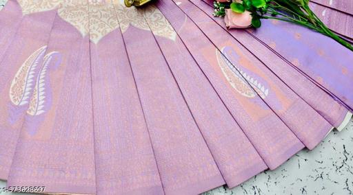 Beautiful Art Silk Jacquard Border Saree With Unstitched Running Blouse For Women Wedding Wear Party - amamestyle