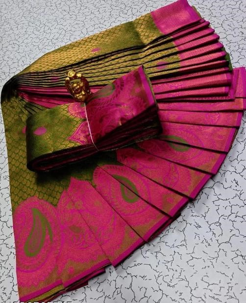 #New #Trending Bollywood Saree || Banarasi Silk sky Saree || Bollywood Inspired || Latest Design || Golden Border || #Latest