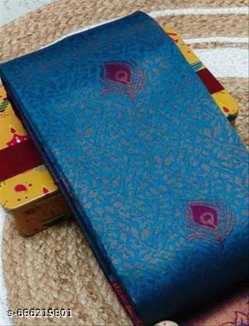 Beautiful Kanjeevaram Silk Big Border Zari Work Woven Sarees with Blouse Piece.. - amamestyle