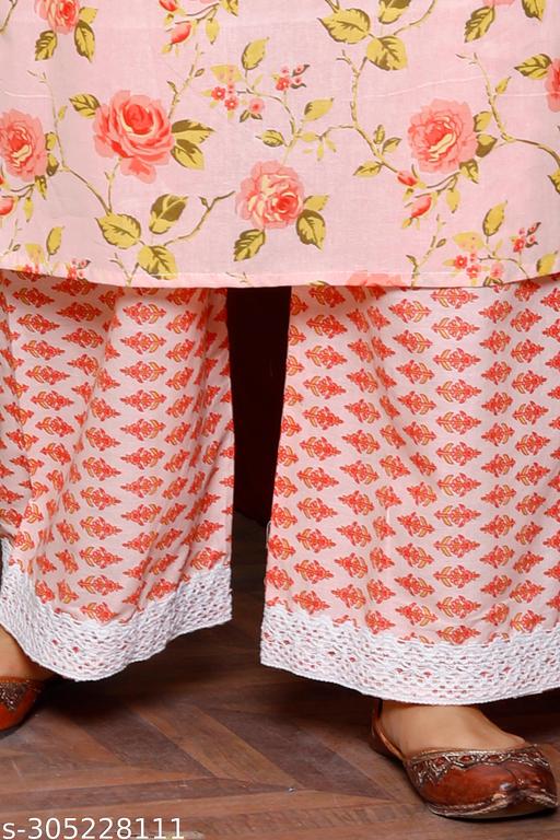 Charvi Fashionable Women Kurta Plazo with dupatta Sets Extra Plus Size - 3XL,4XL, 5XL, 6XL, 7XL Sizes - amamestyle