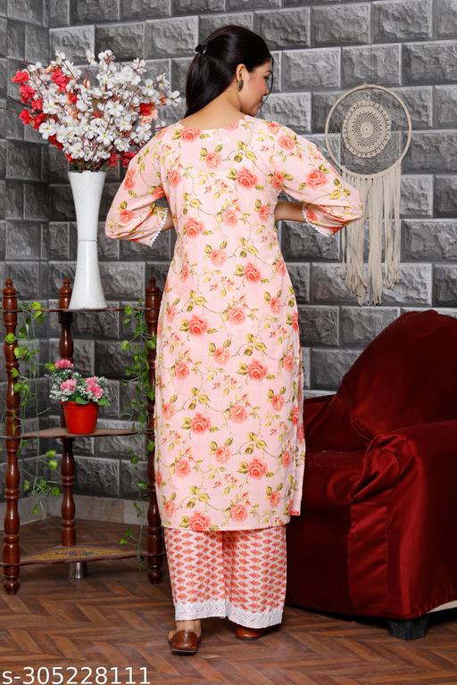 Charvi Fashionable Women Kurta Plazo with dupatta Sets Extra Plus Size - 3XL,4XL, 5XL, 6XL, 7XL Sizes - amamestyle