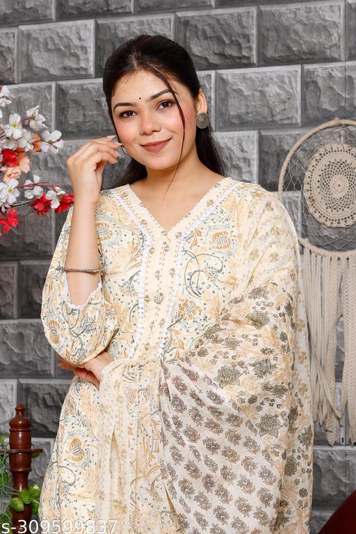 Charvi Fashionable Women Kurta Plazo with dupatta Sets Extra Plus Size - 3XL,4XL, 5XL, 6XL, 7XL Sizes - amamestyle