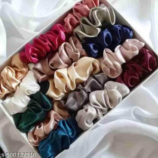 Revivo pack of 12 premium scrunchies - REVIVO