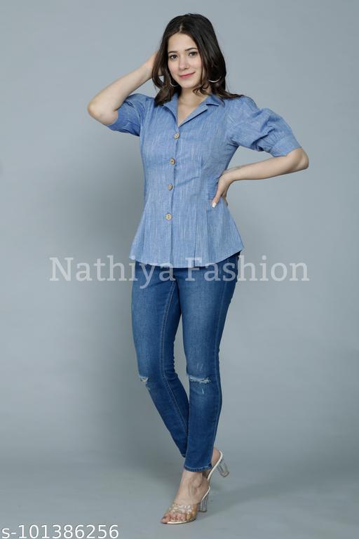 Flaunt Stylish Collar neck top - amamestyle