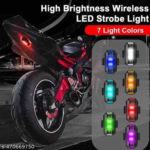  Plastic Universal Helmet Light for Safety Signal Aircraft Blinking Strobe Multipurpose Waterproof Led Light for Motorbike, Helmet, Bicycle, Car, Scooty & Anywhere - Anshi Bazzar