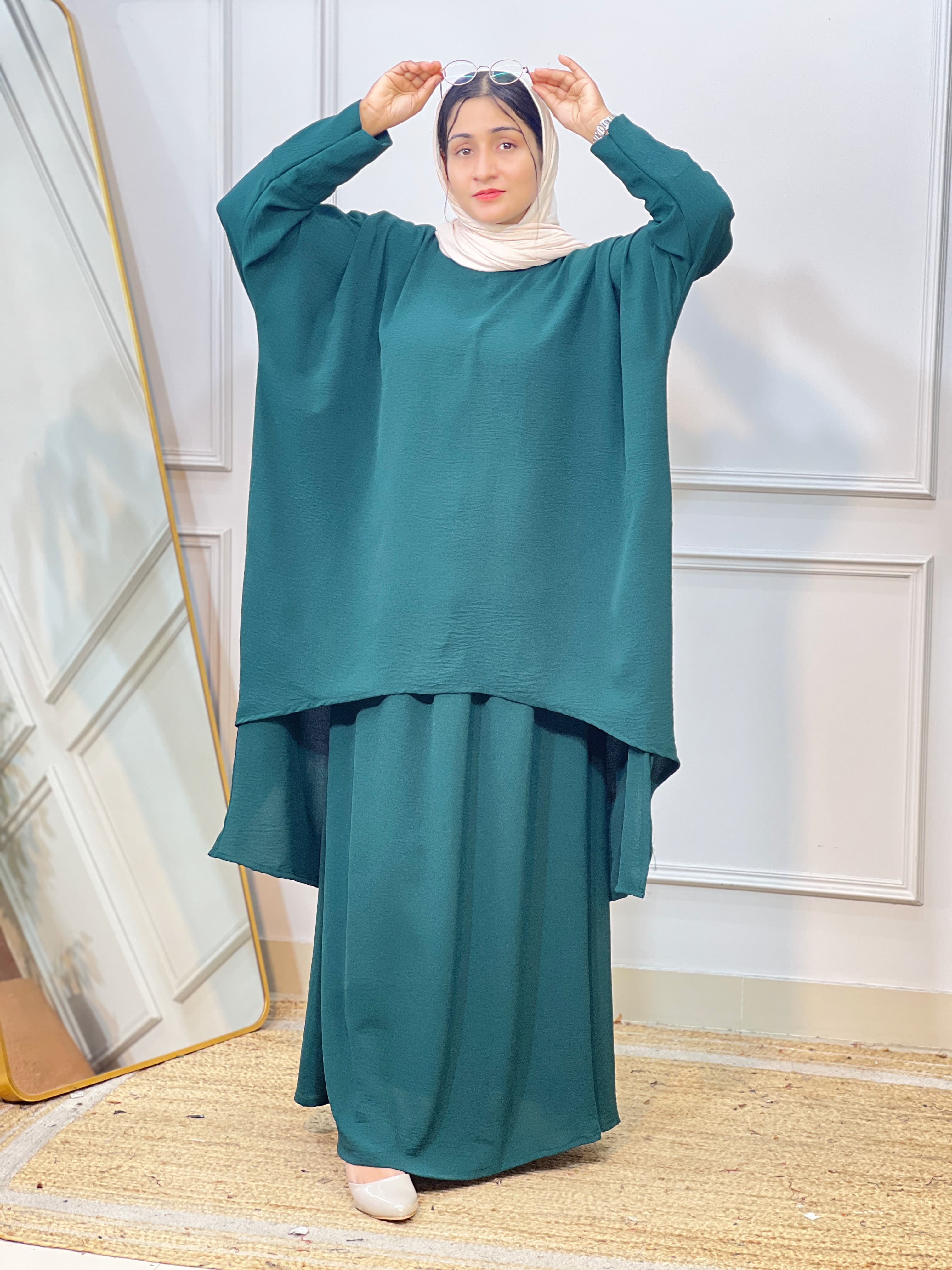 STYLISH MODESTY SKIRT SET - Zeyoria