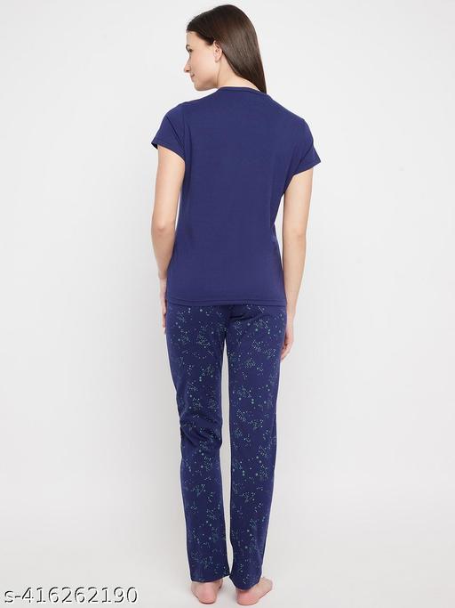 BELLAFINO Women Round Neck Night Suit - amamestyle